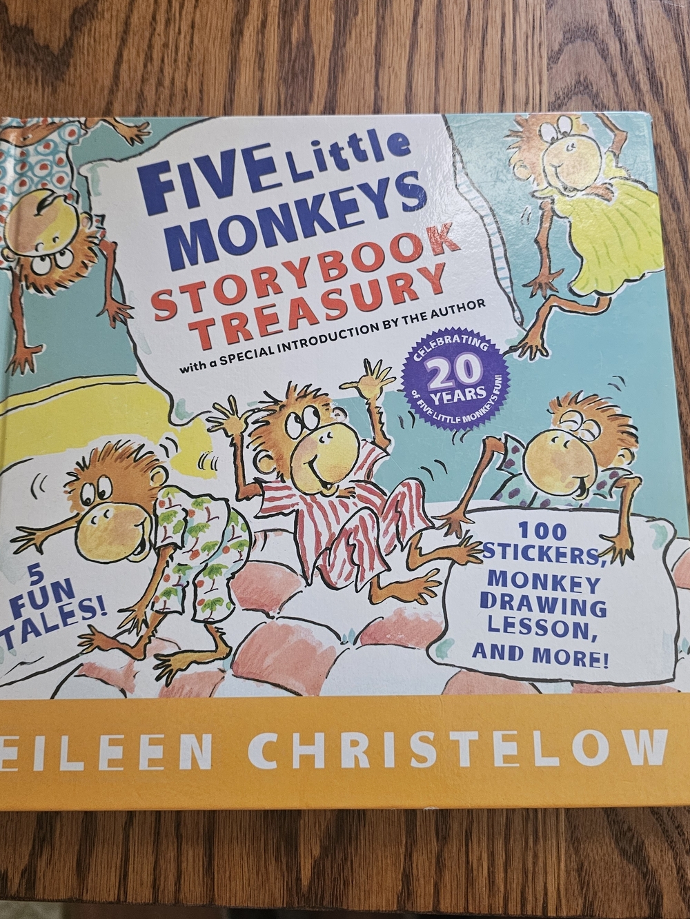 Five Little Monkeys Storybook Treasury - Colorful Kids Book by